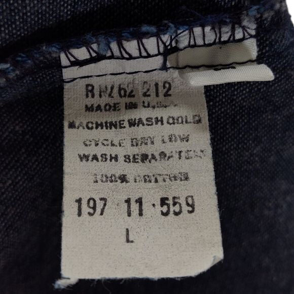 Vintage 90s Blue Utility Jumpsuit Size S/M Denim Sleeveless Pockets Straight Leg - Picture 10 of 10